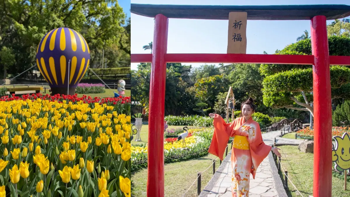 花控連假一次追！大安森林公園「杜鵑&繡球花」、士林官邸11萬株「鬱金香花海」都美翻