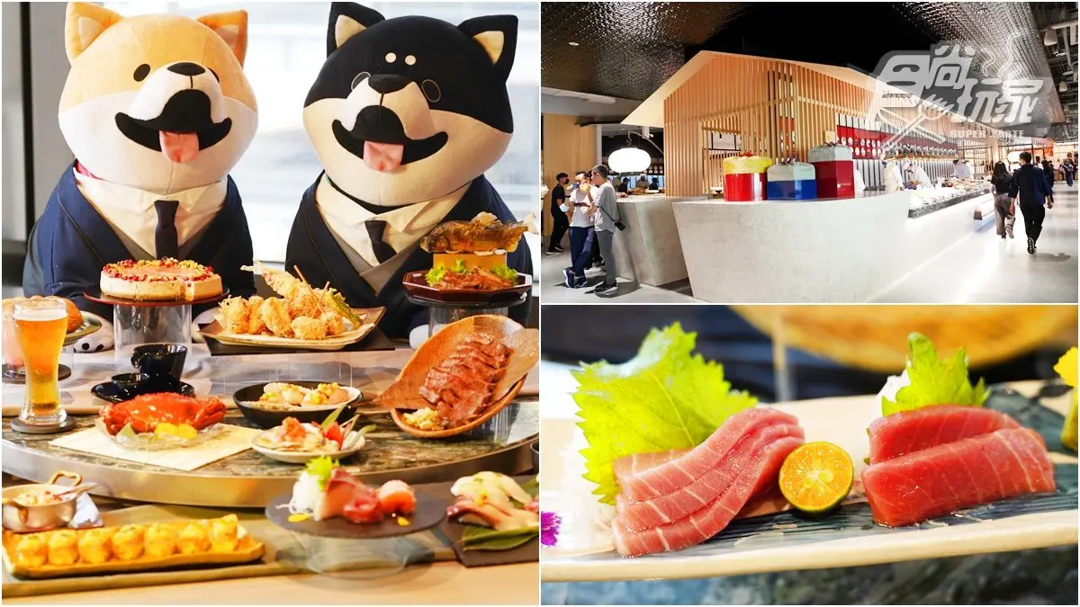 【新開店】連續16天黑鮪魚吃到飽！日式頂級Buffet「旭集」到高雄，獨家吃「龍蝦湯泡飯」