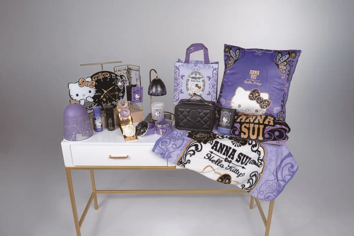 魔幻紫Kitty太生火！7-11「ANNA SUI x三麗鷗」集點送，超過30款夢幻逸品99元起加購有