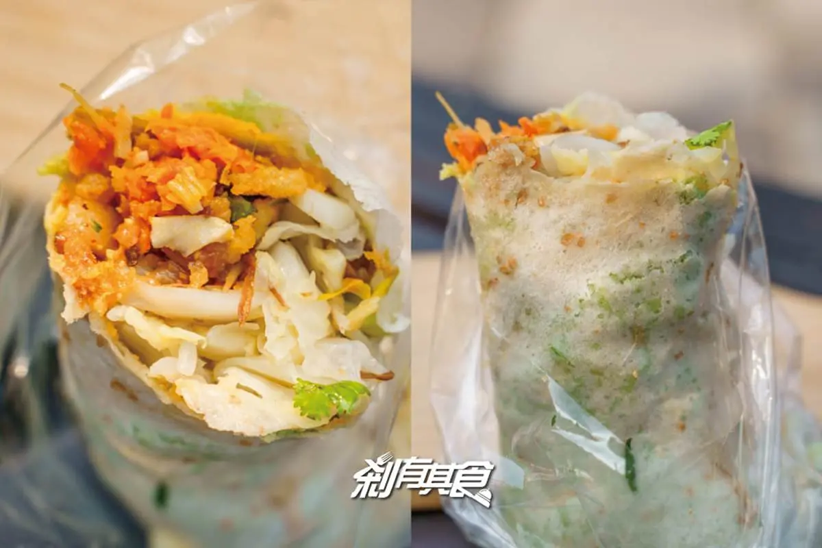 【全台潤餅大PK】中部超有哏14家：火龍果粉色餅皮、內用免費喝湯、１週只賣１天