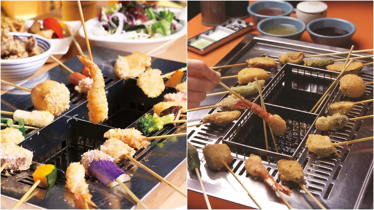 爸媽省摳摳!「串家物語」推限定5天「小孩用餐免費」,DIY串炸、日式茶泡飯任你吃到飽