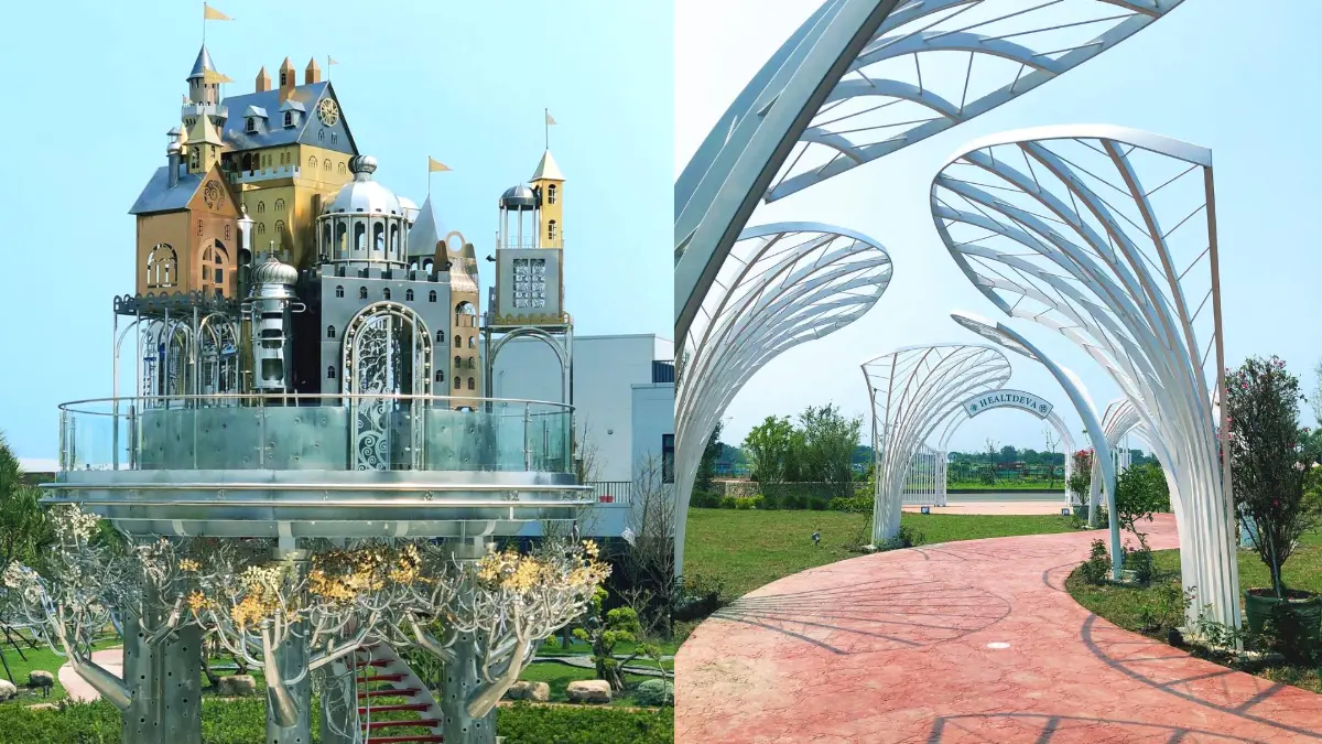 「空中城堡」夢幻爆棚！宜蘭新景點6000坪「赫蒂法莊園」，歐風莊園、地上鏡池必踩點