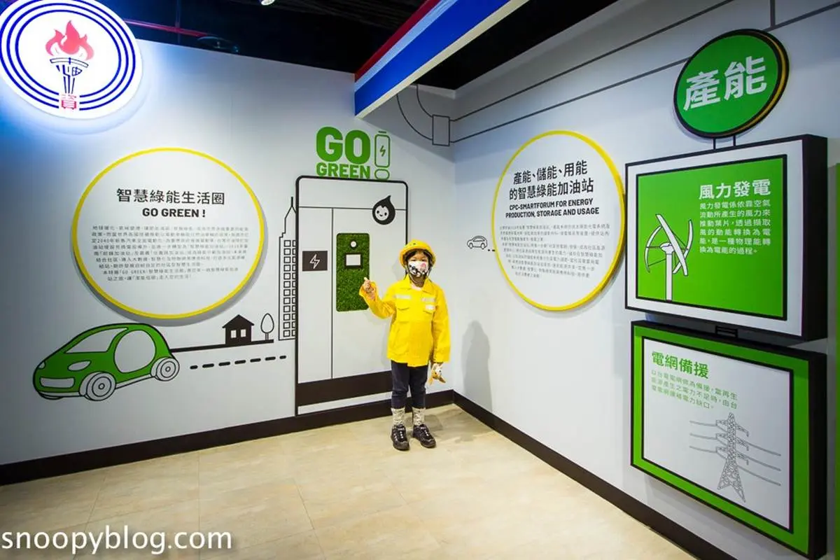 400坪免費玩！台北石油探索館體驗當「小加油員」，穿工程服拍照還能開小汽車