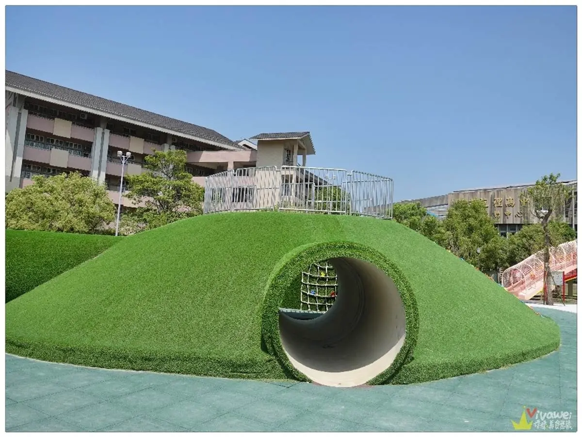 最新免費親子景點！全台首座「農舍煙囪」溜滑梯、超Q斗笠攀爬網，５到12歲都玩嗨