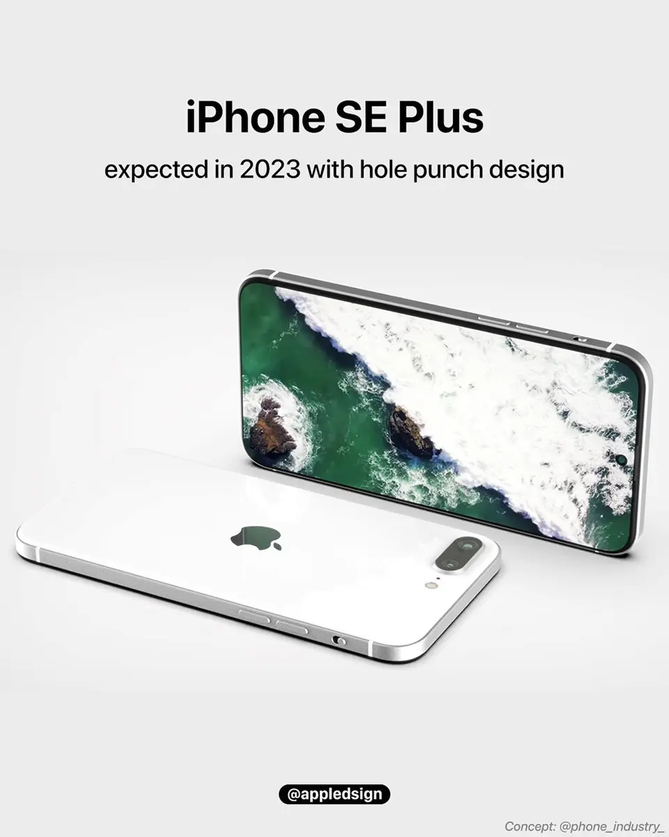 庶民果粉尖叫！平價版iPhone SE瀏海完全消失，還有Touch ID變電源鍵