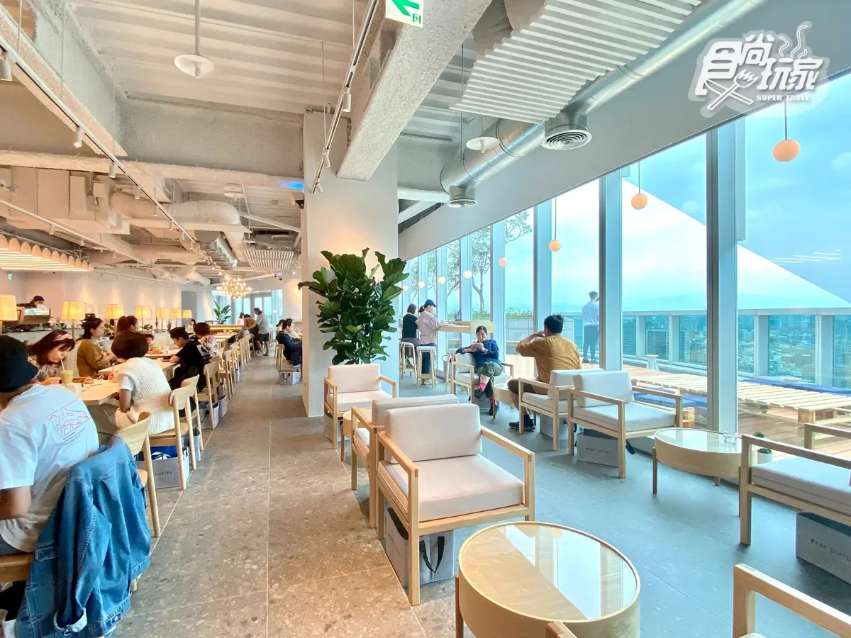 【新開店】26樓高空喝咖啡！日本世界級「REC COFFEE」在台中，獨家餐點、候位須知６大直擊