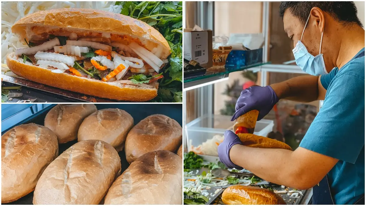【新開店】道地越南麵包一早就排隊！包現炒紅燒肉淋祕醬，吃完１個還想外帶