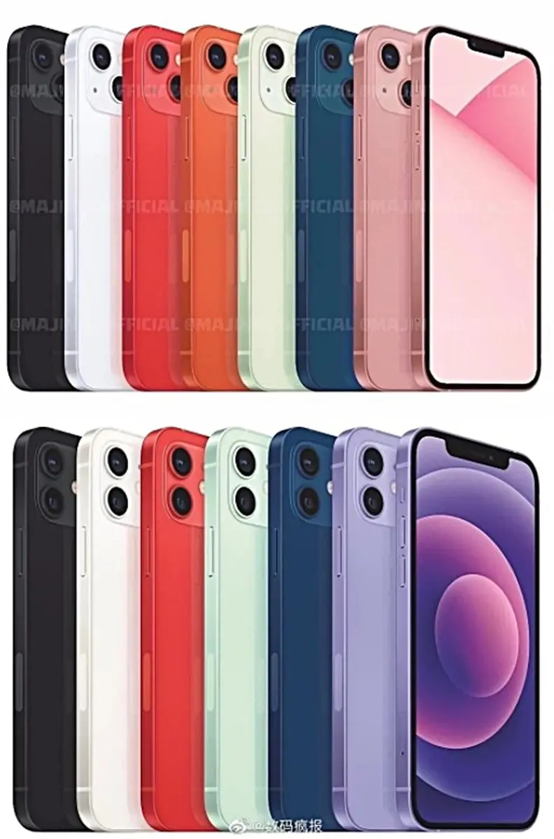 iPhone 13將有「7彩配色」!瀏海縮小、鏡頭不一樣,還有「彩虹筆電」出現了 iPhone 13將有「7彩配色」!瀏海縮小、鏡頭不一樣,還有「彩虹筆電」出現了