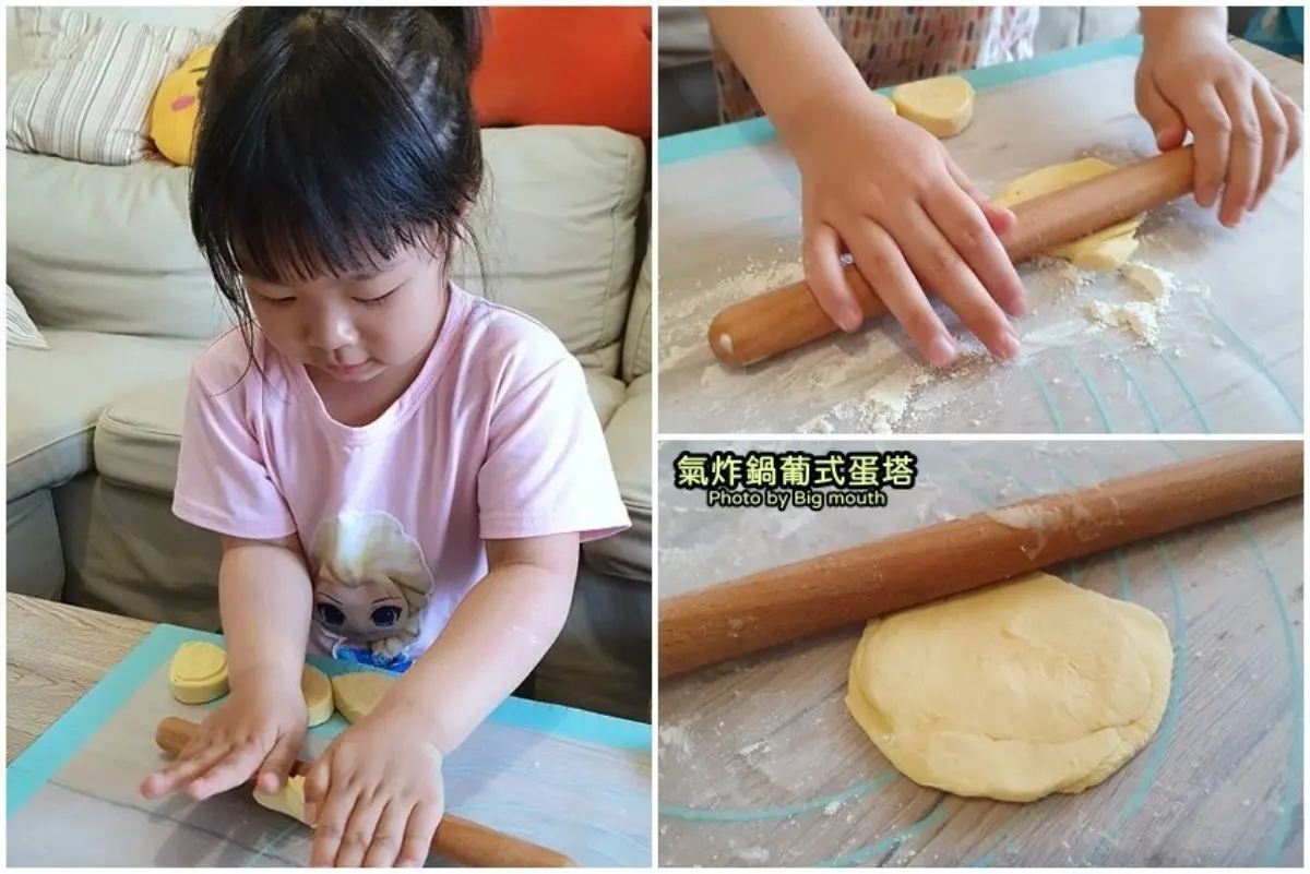 小孩會愛！３道氣炸鍋點心超簡單：夜市級地瓜球、夢幻蕾絲蛋捲、香酥葡式蛋塔
