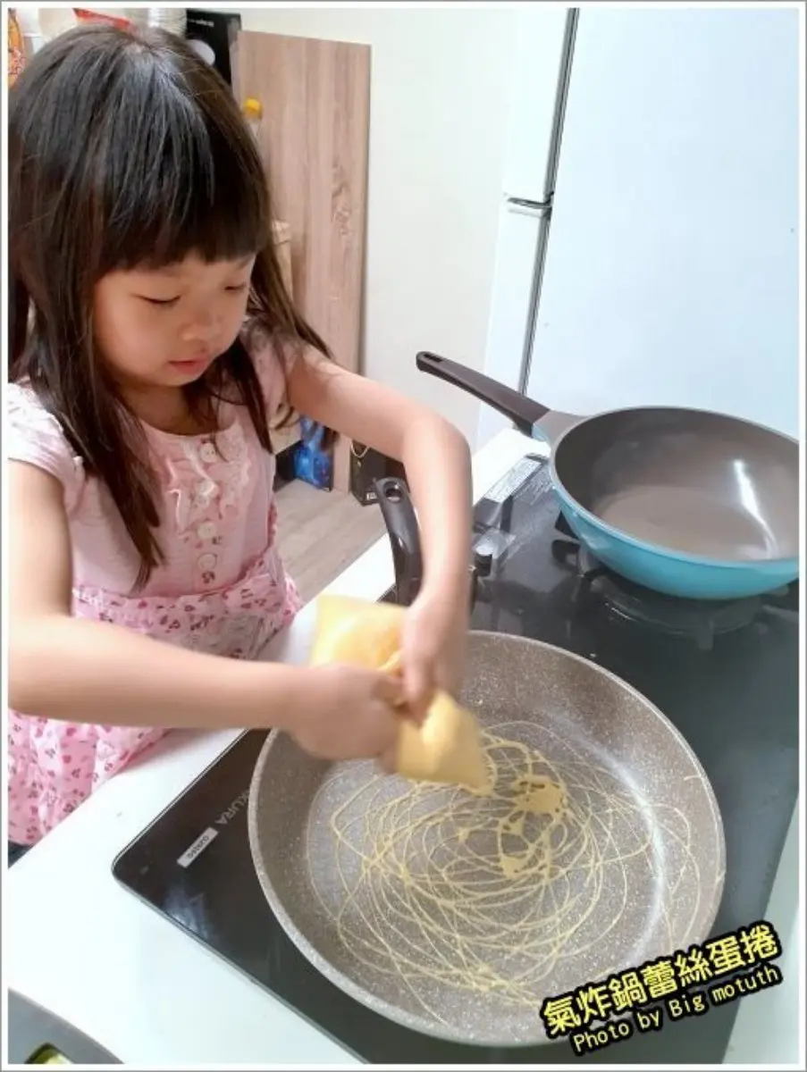 小孩會愛！３道氣炸鍋點心超簡單：夜市級地瓜球、夢幻蕾絲蛋捲、香酥葡式蛋塔