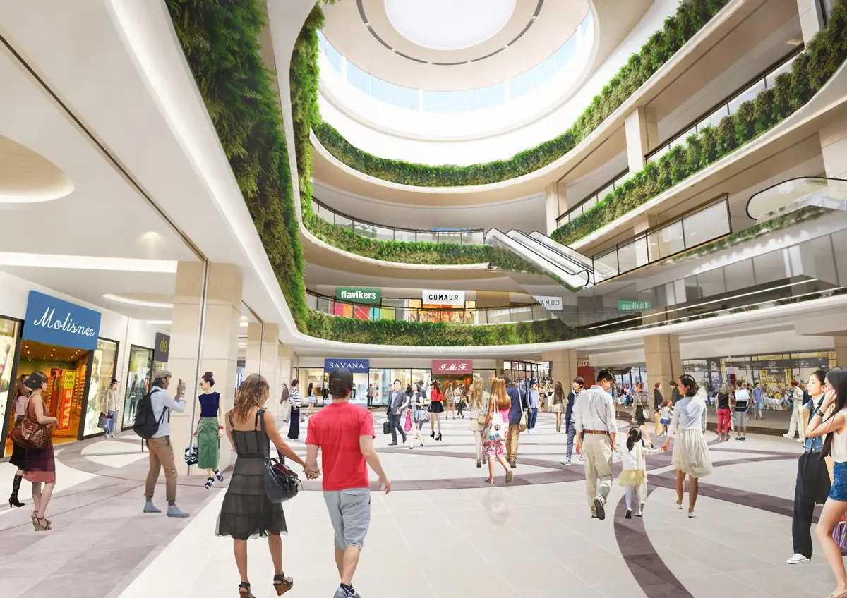 先存好年底去逛！台南三井OUTLET「台版亞馬遜」綠色隧道、20公尺中央廣場曝光