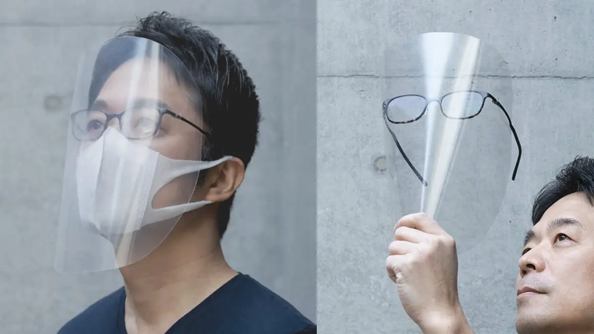 日本超夯「DIY防疫面罩」快try!3步驟、30秒完成超低成本面罩,戴眼鏡也ok 日本超夯「DIY防疫面罩」快try!3步驟、30秒完成超低成本面罩,戴眼鏡也ok