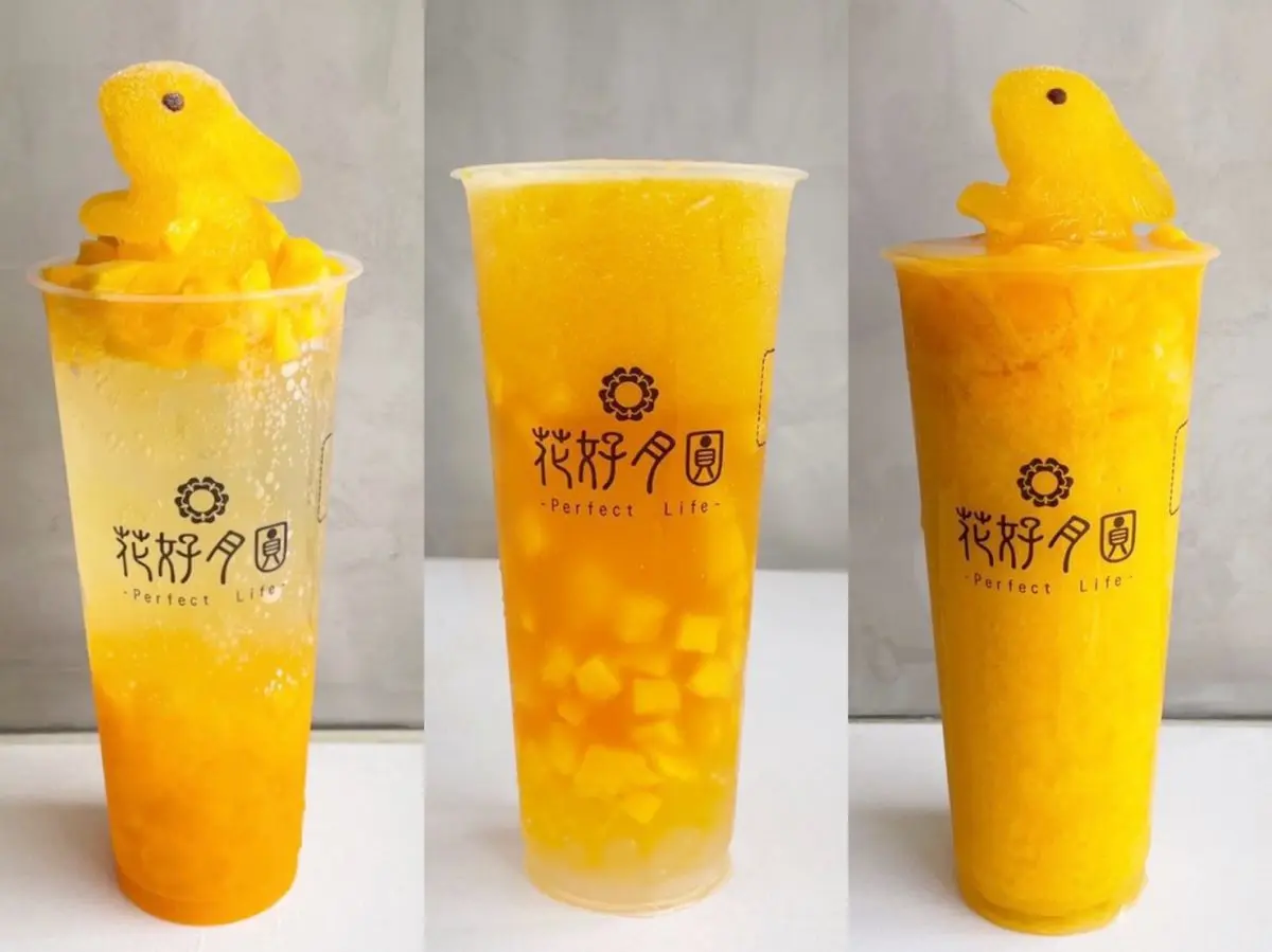 萌到捨不得咬！人氣手搖飲推「貴妃兔兔」芒果冰沙，還有綠茶、氣泡飲可以選
