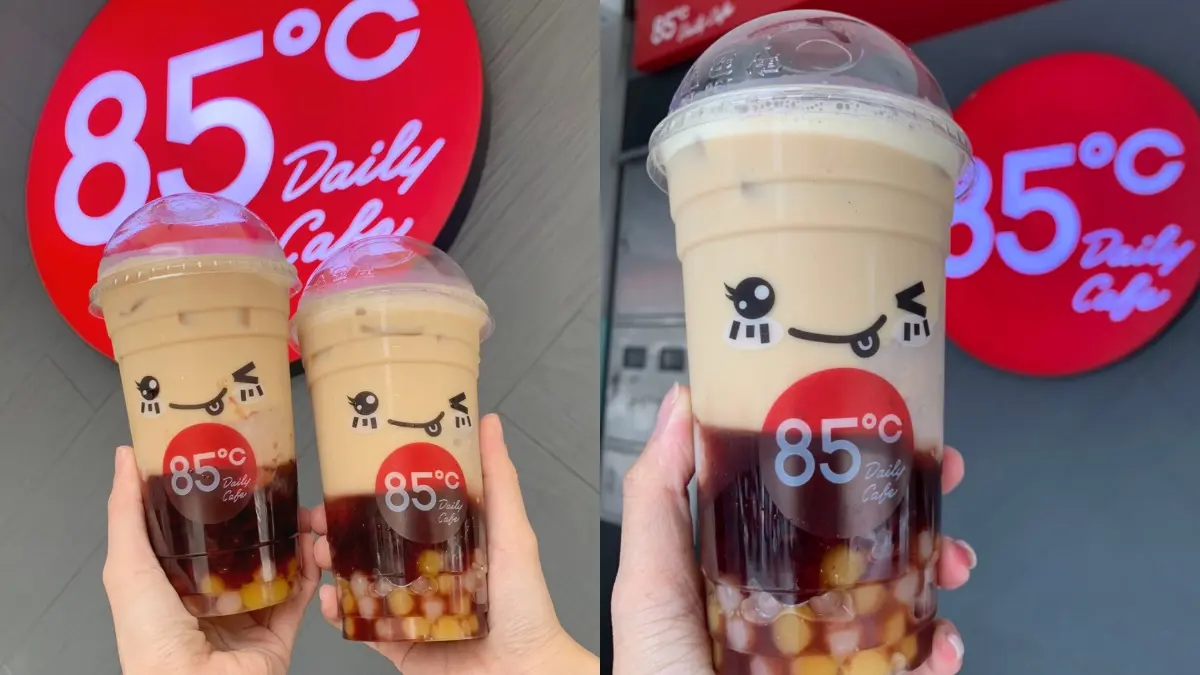 85度C最浮誇「爆料奶茶」全台新上市！３款鮮奶茶+雙色地瓜芋圓、紫米、芋泥１杯喝到飽