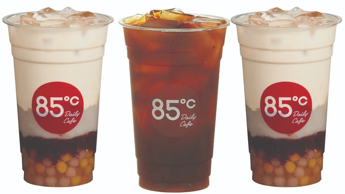 85度C最浮誇「爆料奶茶」全台新上市！３款鮮奶茶+雙色地瓜芋圓、紫米、芋泥１杯喝到飽