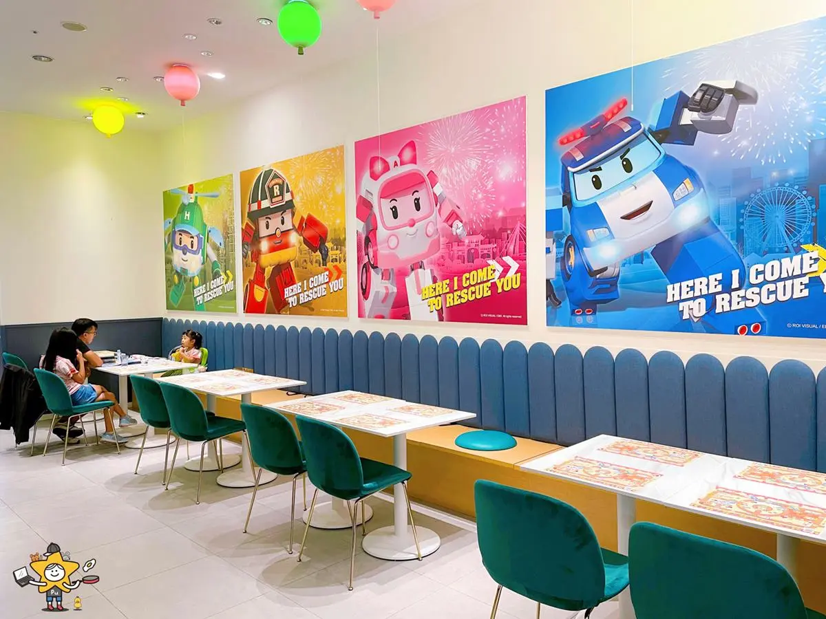 跟著波力一起出任務！卡通餐廳３款「期間限定餐」買就送靜電貼，還有超多獨家周邊商品