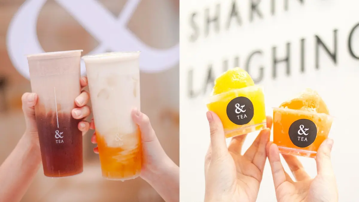【新開店】小週末買一送一！「&TEA」法式奶霜飲IG正夯，連續10天免費加送冰淇淋