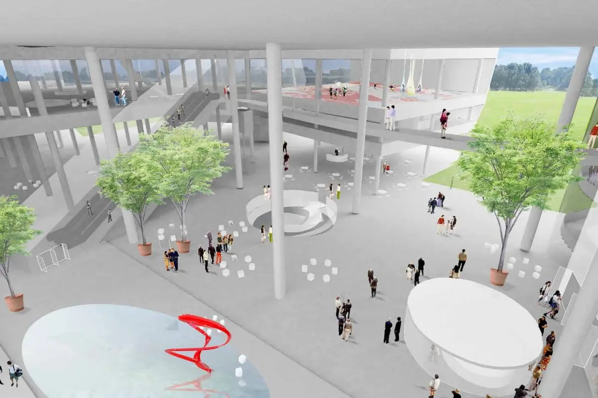 台中新景點再＋１！「台中綠美圖」結合美術館與圖書館，純白玻璃建築太夢幻