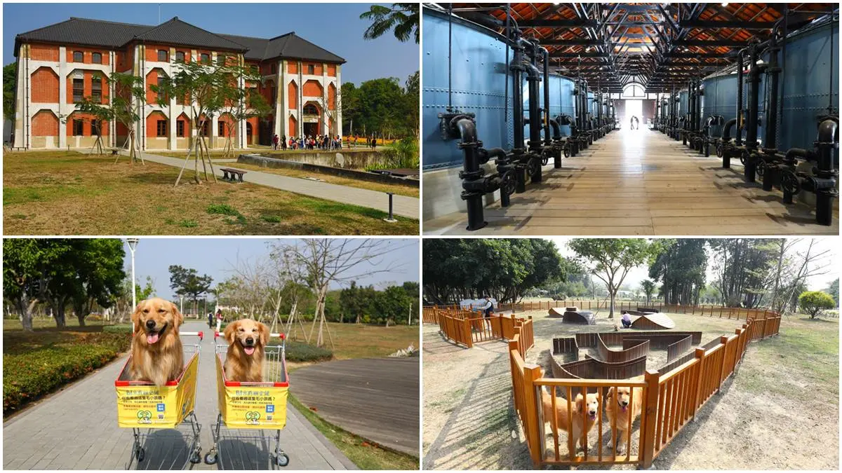 帶毛孩出遊首選！台南「水道博物館」有寵物專屬公園，還能打卡百年水管古蹟