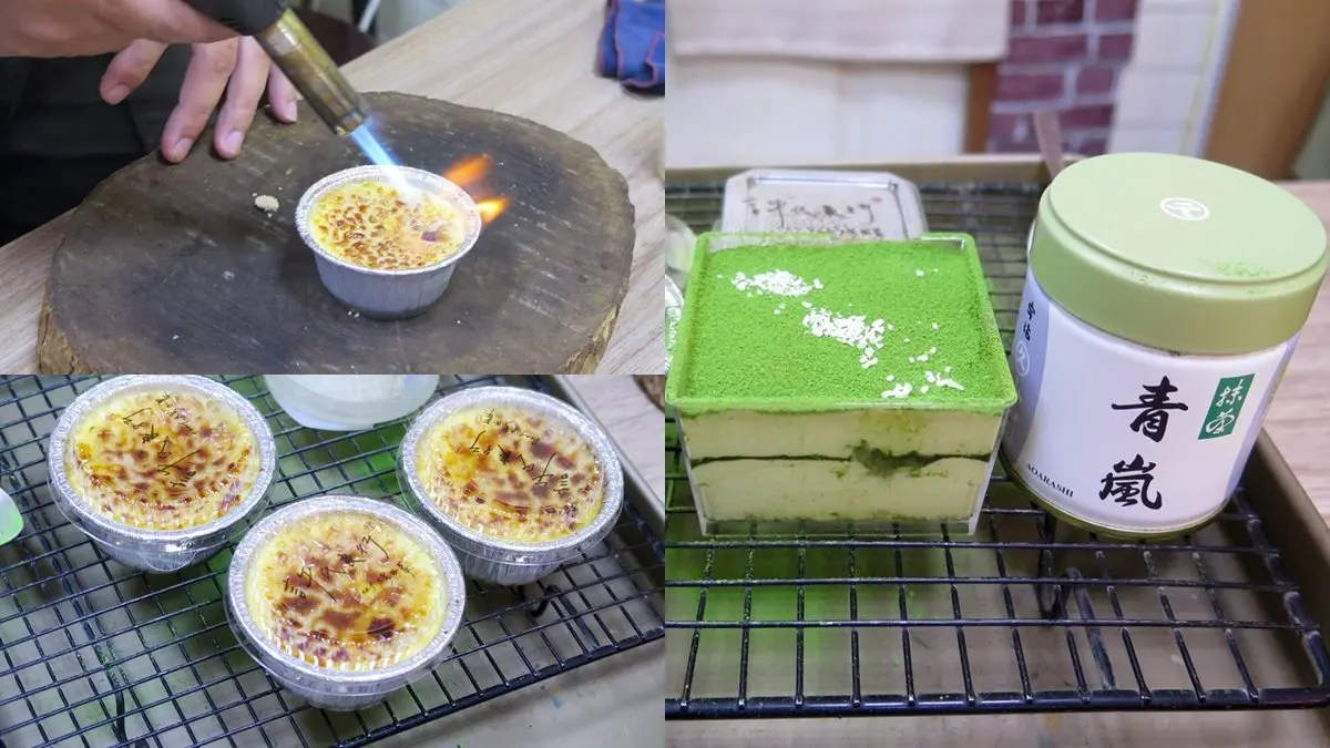 呼叫抹茶控!高雄「限量提拉米蘇」撒滿日本高級抹茶粉,現做烤布蕾也必吃