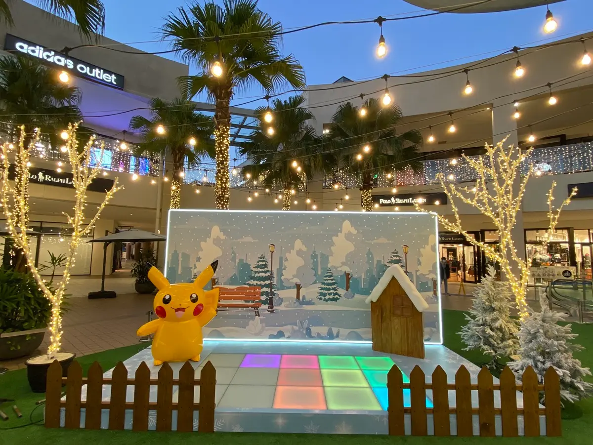 全台唯一「寶可夢耶誕城」!三井Outlet皮卡丘發電所、摩天輪車廂可玩 全台唯一「寶可夢耶誕城」!三井Outlet皮卡丘發電所、摩天輪車廂可玩