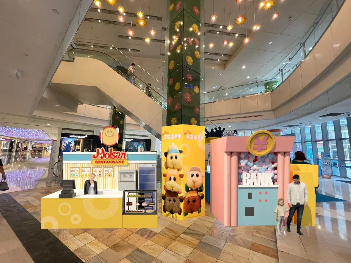 「天竺鼠車車」開進高雄！快閃店必拍３打卡點：巨型扭蛋機、動畫場景商店街