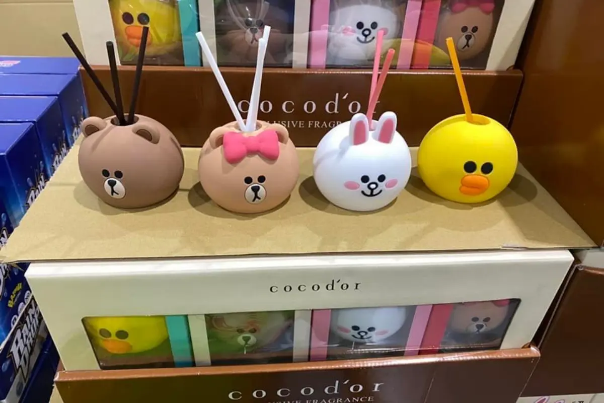 熊大粉集合！好市多「LINE FRIENDS擴香瓶」太Ｑ，大頭造型＋４種香氣必入手