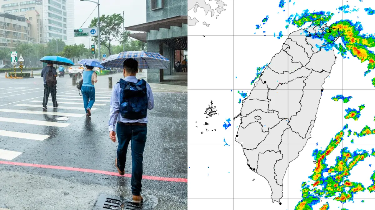 4地區「大雨特報」!1張圖看這週天氣變化,連續濕冷3天、日夜溫差大