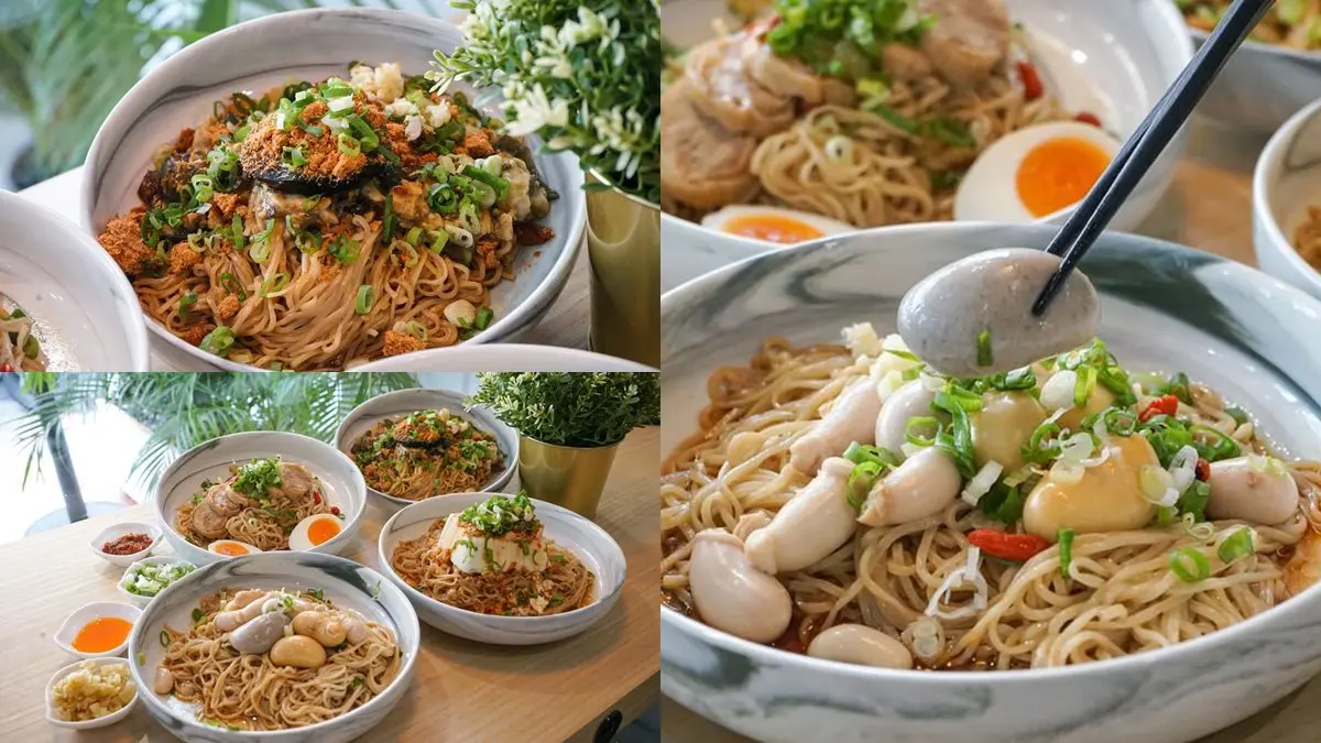 冬天進補改這道！板橋限量「麻油雞佛拌麵」晚來吃不到，嘗鮮必試皮蛋醬拌麵