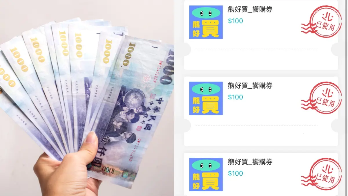 台北「熊好券」第2波12/20開放登記!5種票券、最高面額1000元