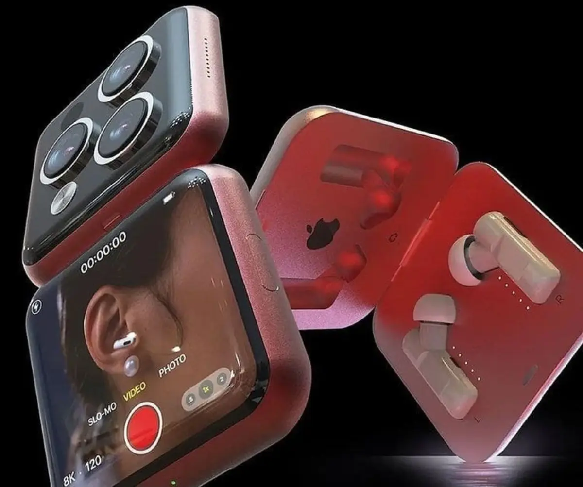 不只iPhone!蘋果最新迷你相機「iPro Cam」,摺疊螢幕可把耳機放進去 不只iPhone!蘋果最新迷你相機「iPro Cam」,摺疊螢幕可把耳機放進去