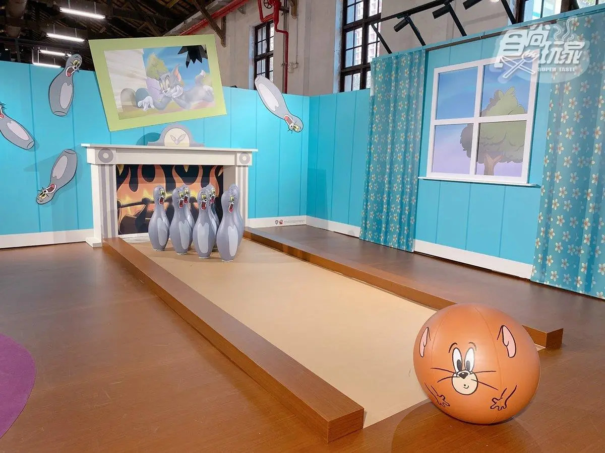 玩傑利鼠保齡球、躲巨大貓掌！「湯姆貓與傑利鼠展」快閃松菸，3D肖像拍到飽