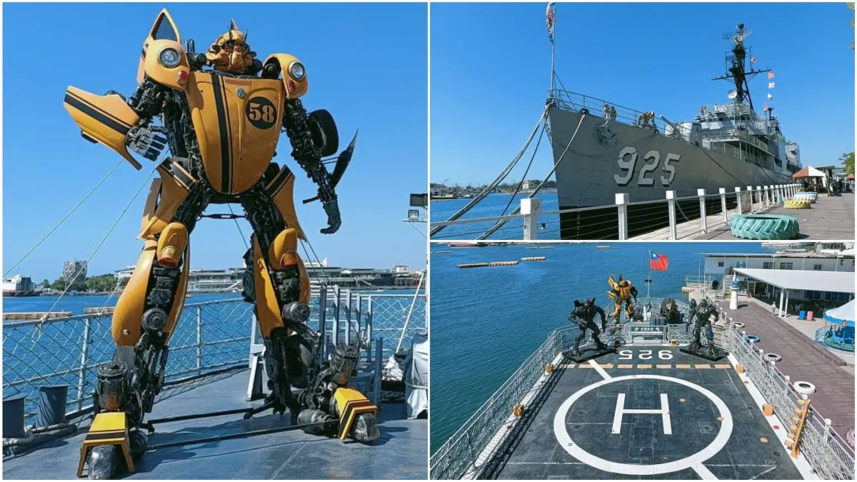 軍事迷快來!全台唯一「軍艦博物館」免門票入園,還能打卡巨型「變形金剛」