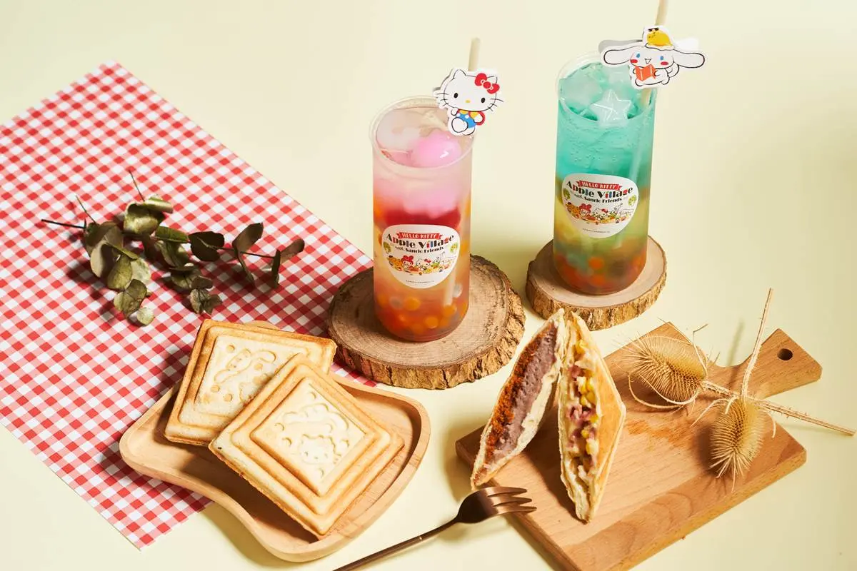 三麗鷗粉快衝！Hello Kitty蘋果村快閃新竹，熱壓吐司、牛奶布丁燒必吃