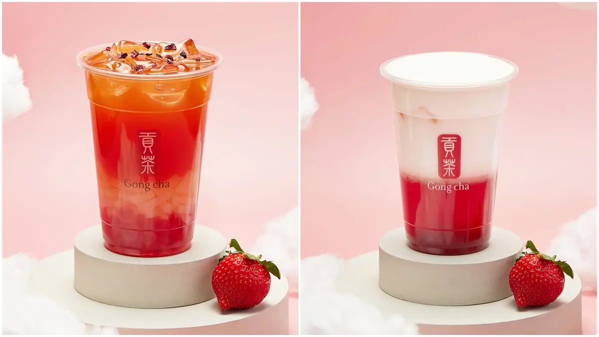 喝飲料拿KAKAO紅包袋！３大手搖新品好康連發，必喝草莓寶石飲、紅豆粉粿鮮奶