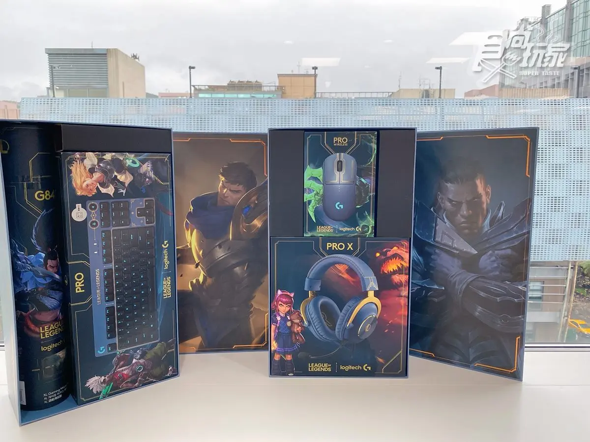 電玩控必收！超狂LoL「變形金剛組」，機械式鍵盤、滑鼠全變身遊戲角色