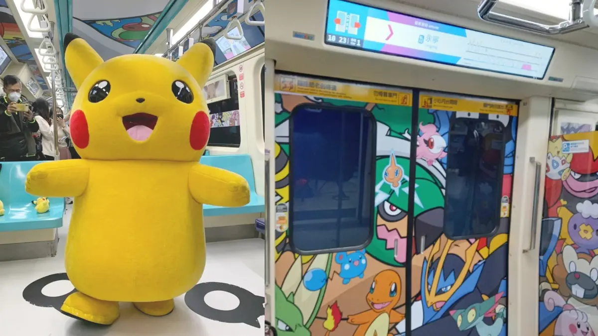 皮卡粉上車囉！全台首部「寶可夢數位列車」在捷運板南線，３步驟搭乘TIPS快追
