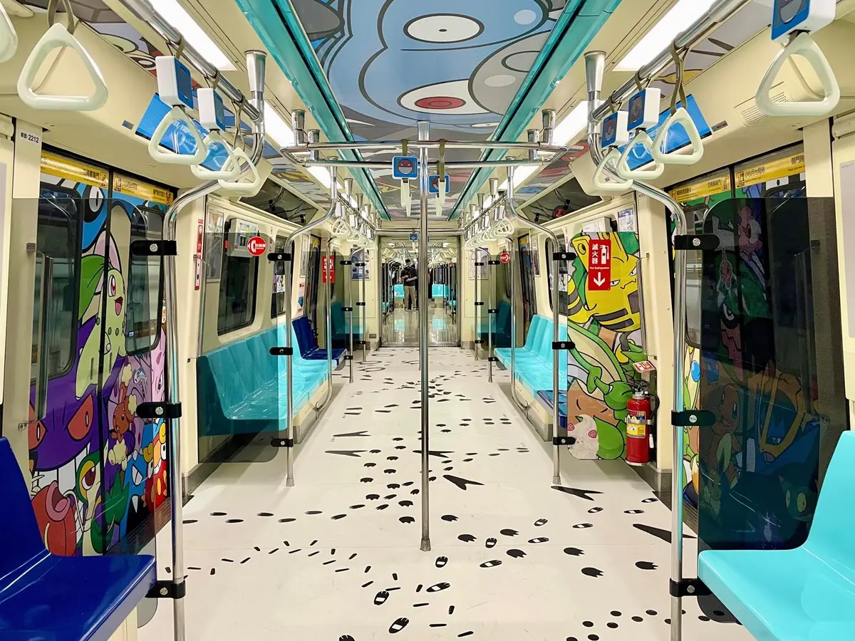 皮卡粉上車囉！全台首部「寶可夢數位列車」在捷運板南線，３步驟搭乘TIPS快追