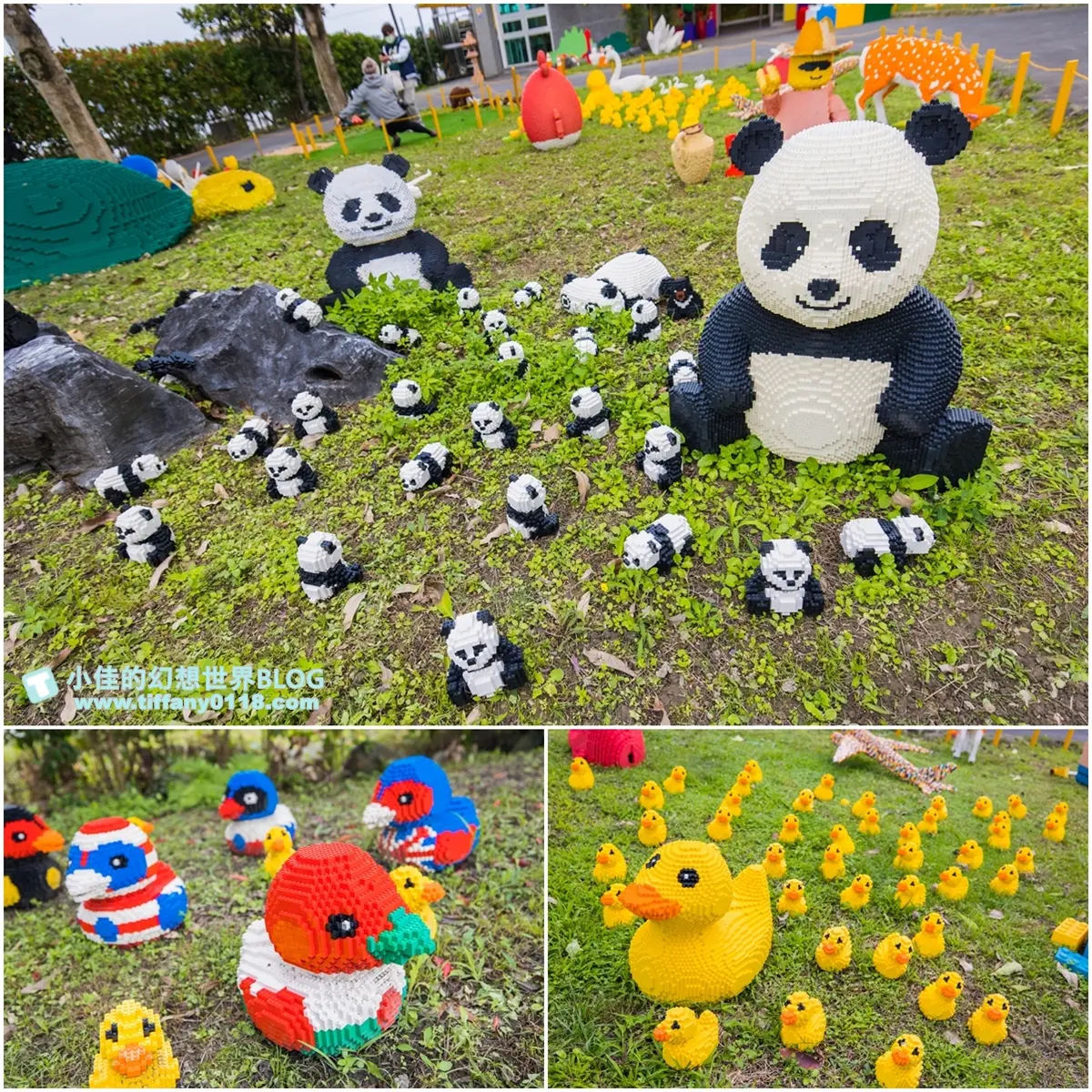放大３倍版積木樂園！搶拍小小兵、巨大珍奶，挑戰超有感「積木健康步道」