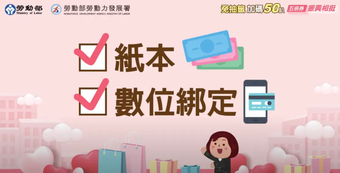 五倍券直接放大1.5倍!勞動部加碼免抽籤,千間指定店家「5000元秒變7500元」 五倍券直接放大1.5倍!勞動部加碼免抽籤,千間指定店家「5000元秒變7500元」
