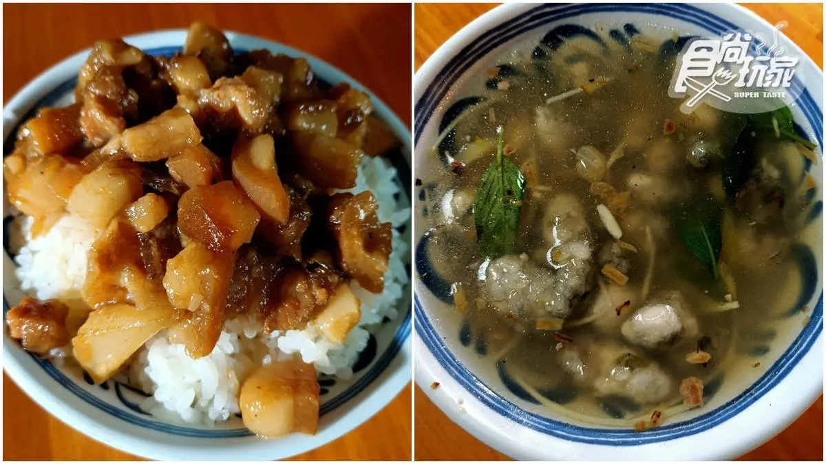 飄香30年！彰化「人氣肉燥飯」吃得到豬油香，滿料蚵仔湯搭九層塔更清爽