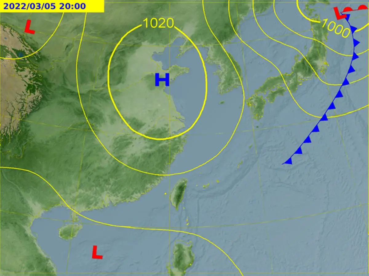 明日氣溫「驟降8度」!2波冷空氣接力襲台,全台連續6天下雨 明日氣溫「驟降8度」!2波冷空氣接力襲台,全台連續6天下雨