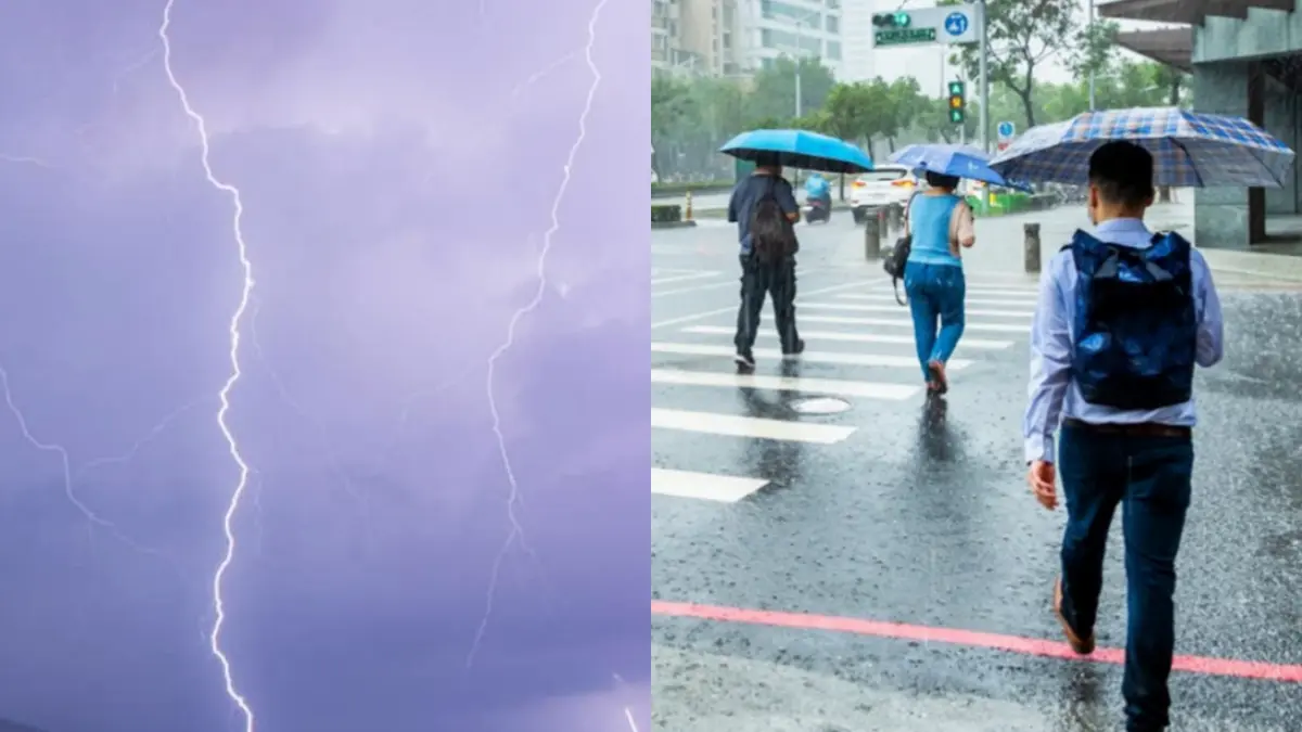 雷雨季來了!全台1縣市最容易「被雷打到」,週末變天連4天有雨