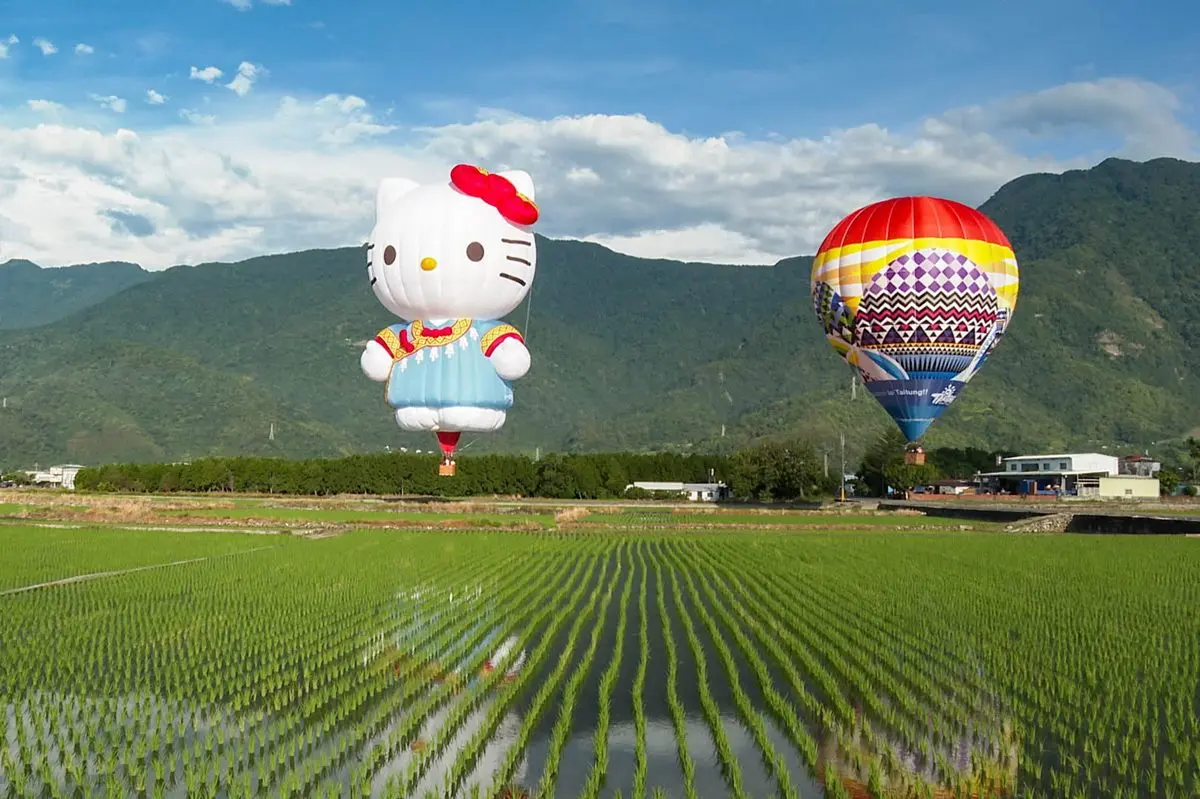 2大熱氣球嘉年華登場!台東鹿野長達45天可拍,超可愛Hello Kitty必打卡 2大熱氣球嘉年華登場!台東鹿野長達45天可拍,超可愛Hello Kitty必打卡