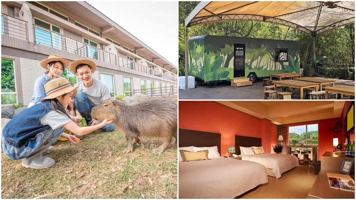 ４人同行２人免費！爽住全台最大動物園飯店，還有全新「派對車廂」搶先體驗