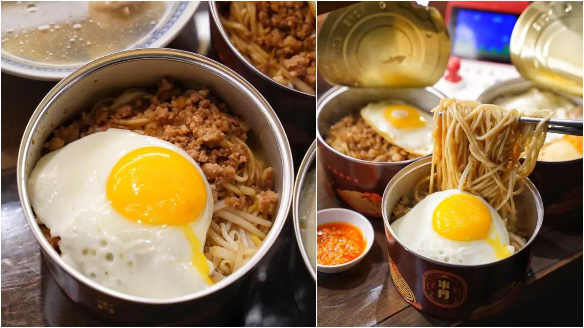 這是人類版罐罐？超有哏「易開罐美食」竟裝入銷魂拌麵，配１顆半熟蛋更唰嘴