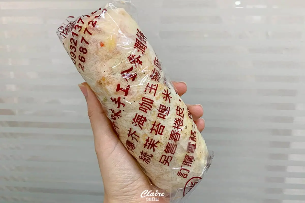 這樣包有夠狂！全台６家超有哏潤餅、春捲：30公分巨大炸捲、大腸包小腸