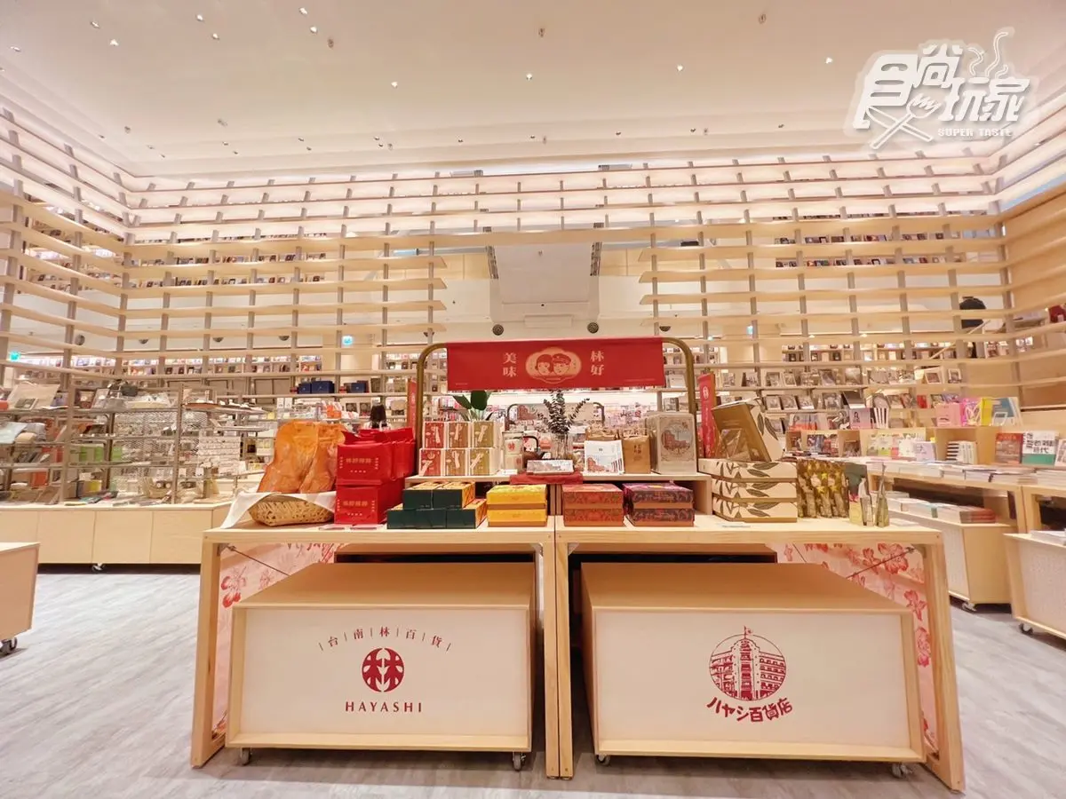 【新開店】台版星空圖書館！２層樓書牆、三麗鷗書區必拍，還有１元台南美食