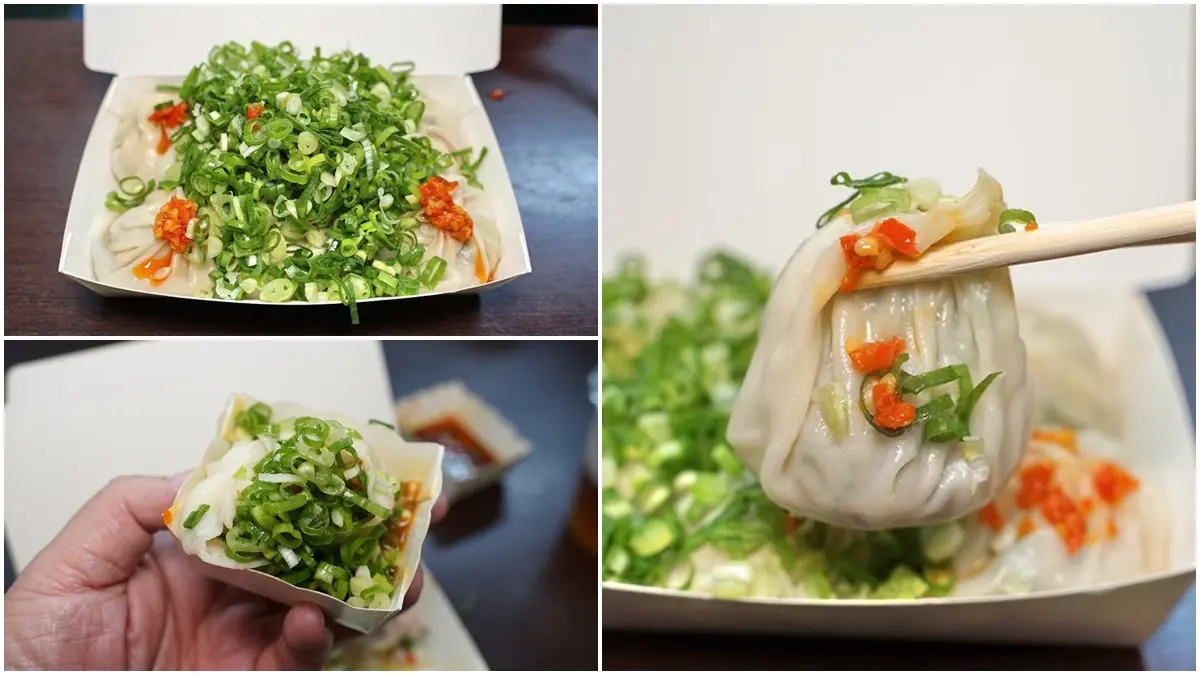 蔥控暴動！苗栗「排隊湯包」２大盆蔥花無限續，薄皮爆汁再加辣老饕最愛