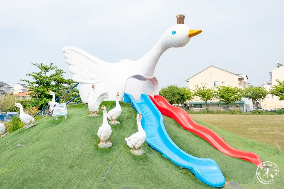 超有哏「鵝主題樂園」！免門票先衝全台唯一「旋轉天鵝」，還能近距離餵萌鵝
